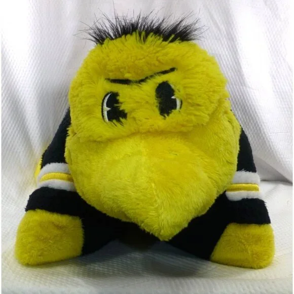 Iowa Hawkeyes Black & Yellow Pillow Pets Plush Toy Pillow 18" Surface Washable - Picture 11 of 12